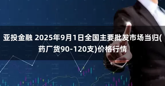 亚投金融 2025年9月1日全国主要批发市场当归(药厂货90-120支)价格行情