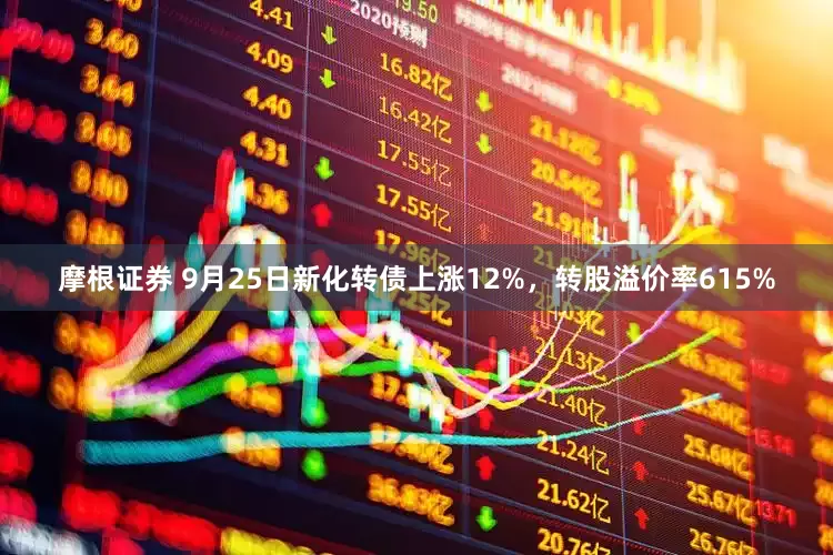 摩根证券 9月25日新化转债上涨12%，转股溢价率615%